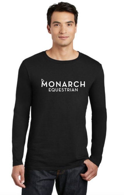 Monarch Equestrian - Gildan Softstyle® Long Sleeve T-Shirt - Screen Printed