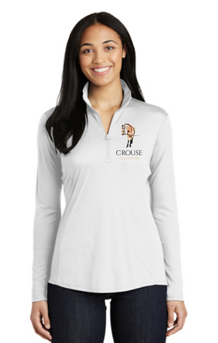 Crouse Equestrian - Sport-Tek® Ladies PosiCharge® Competitor™ 1/4-Zip Pullover