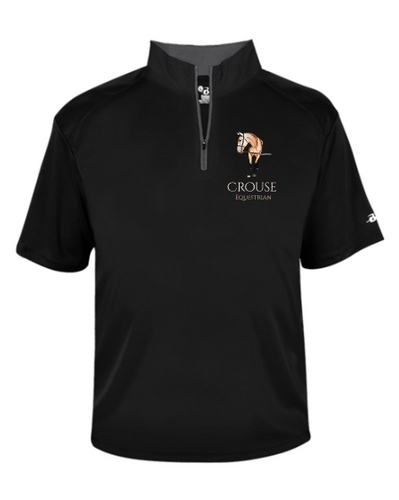 Crouse Equestrian - Badger - B-Core Short Sleeve 1/4 Zip Tee