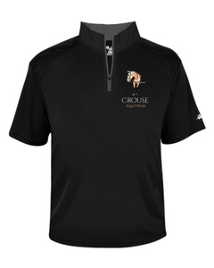 Crouse Equestrian - Badger - B-Core Short Sleeve 1/4 Zip Tee
