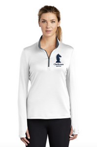 Checkmate Equestrian - Nike Ladies Dri-FIT Stretch 1/2-Zip Cover-Up