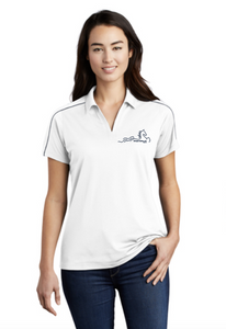 Mill-Again Stables - Sport-Tek® Ladies Micropique Sport-Wick® Piped Polo