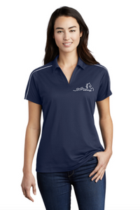 Mill-Again Stables - Sport-Tek® Ladies Micropique Sport-Wick® Piped Polo