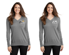 Load image into Gallery viewer, Misty Morning Farm - Port Authority® Ladies V-Neck Sweater