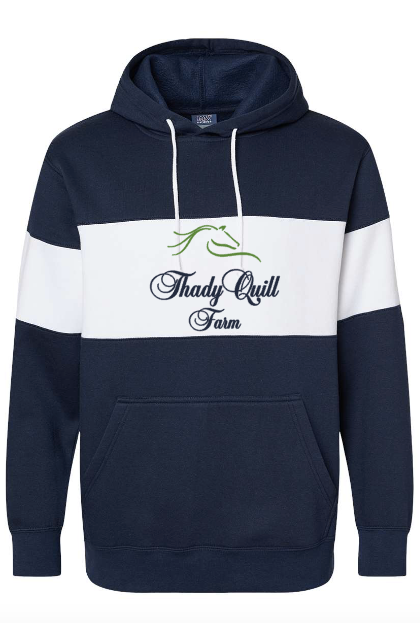 Thady Quill Farm - MV Sport - Classic Fleece Colorblocked Hooded Sweatshirt