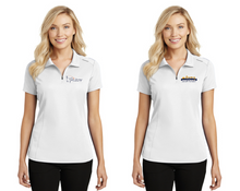 Load image into Gallery viewer, SD&amp;E/AGS Port Authority® Ladies Pinpoint Mesh Zip Polo