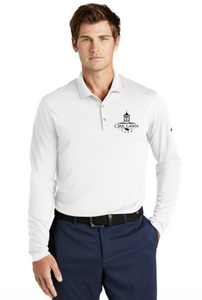 Oak Lawn Farm - Nike Men's Dri-FIT Micro Pique 2.0 Long Sleeve Polo