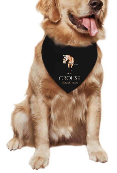 Crouse Equestrian Dog Bandana