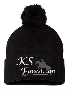 KS Equestrian - Sportsman - 12" Knit Beanie (POM & NO POM)
