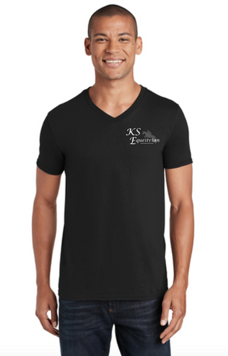 KS Equestrian - Gildan Softstyle® V-Neck T-Shirt
