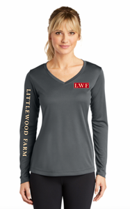 LWF - Sport-Tek® Ladies Long Sleeve PosiCharge® Competitor™ V-Neck Tee