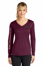 Load image into Gallery viewer, LWF - Sport-Tek® Ladies Long Sleeve PosiCharge® Competitor™ V-Neck Tee