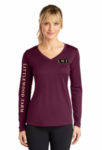 LWF - Sport-Tek® Ladies Long Sleeve PosiCharge® Competitor™ V-Neck Tee