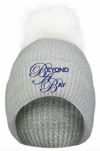 Beyond A Bay - Faux Fur Pom Beanie