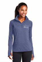 Load image into Gallery viewer, B2E - Sport-Tek® Ladies Sport-Wick® Stretch 1/2-Zip Pullover