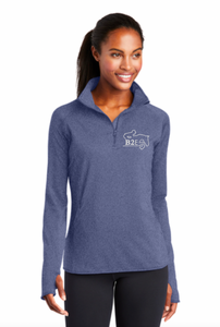 B2E - Sport-Tek® Ladies Sport-Wick® Stretch 1/2-Zip Pullover