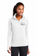 Load image into Gallery viewer, B2E - Sport-Tek® Ladies Sport-Wick® Stretch 1/2-Zip Pullover