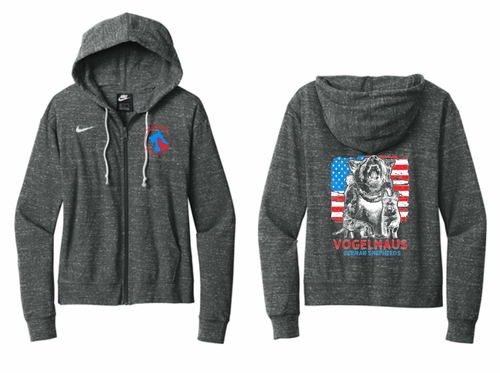 Vogelhaus GSD  - Nike Ladies Gym Vintage Full-Zip Hoodie