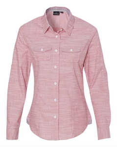 Burnside - Women's Textured Solid Long Sleeve Shirt
