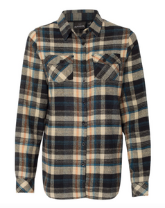 Burnside - Women's Yarn-Dyed Long Sleeve Flannel Shirt