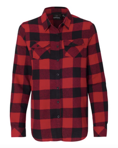 Burnside - Women's Yarn-Dyed Long Sleeve Flannel Shirt