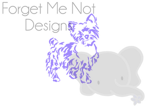 Yorkie Cut File