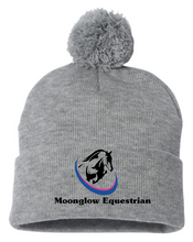 Load image into Gallery viewer, Moonglow Equestrian Sportsman - Pom-Pom 12&quot; Knit Beanie