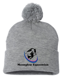 Moonglow Equestrian Sportsman - Pom-Pom 12" Knit Beanie