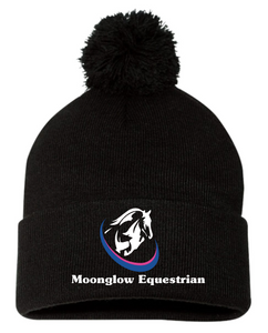 Moonglow Equestrian Sportsman - Pom-Pom 12" Knit Beanie