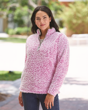 Load image into Gallery viewer, J. America - Women’s Epic Sherpa Quarter-Zip Pullover