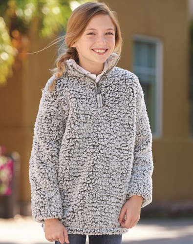 J. America - Youth Epic Sherpa Quarter-Zip Pullover