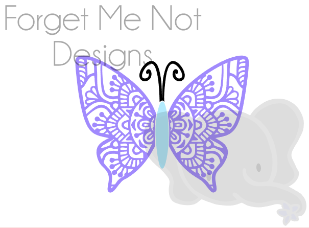 Mandala Butterfly Cut File