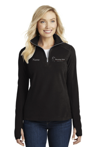 Morning Mist Equestrians Port Authority® Microfleece 1/2-Zip Pullover