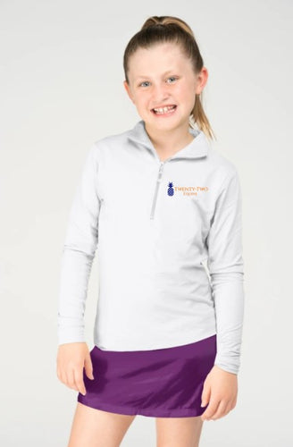 Twenty-Two Equine - EIS Youth Solid White COOL Shirt ®