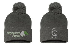 HF & SC - Sportsman - Pom-Pom 12" Knit Beanie