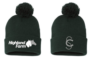HF & SC - Sportsman - Pom-Pom 12" Knit Beanie