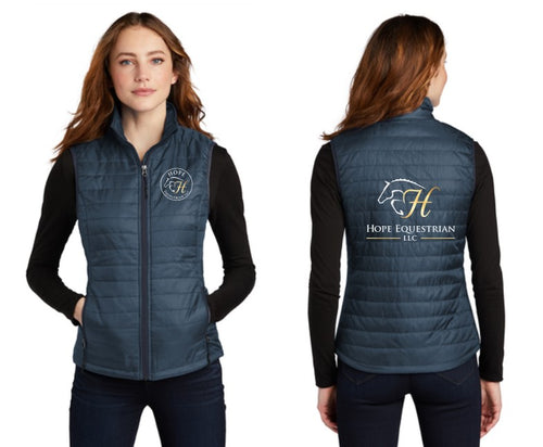 Hope Equestrian - Port Authority® Packable Puffy Vest (Ladies & Men's)