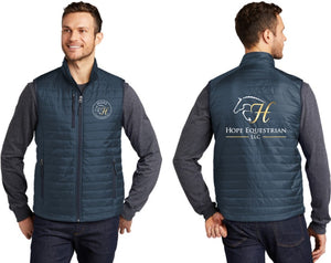 Hope Equestrian - Port Authority® Packable Puffy Vest (Ladies & Men's)