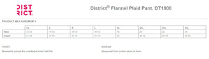 HF & SC - District ® Flannel Plaid Pant