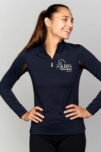 Kris Montgomery Dressage - EIS Youth Solid Black COOL Shirt ®