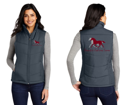 Peaceful Pastures Farms - Port Authority® Puffy Vest (Men's, Women's)