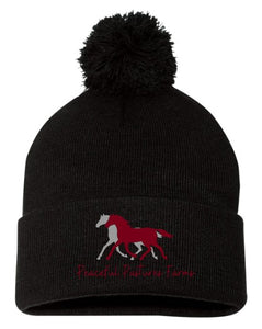Peaceful Pastures Farms - Sportsman - Pom-Pom 12" Knit Beanie