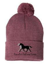 Load image into Gallery viewer, Peaceful Pastures Farms - Sportsman - Pom-Pom 12&quot; Knit Beanie