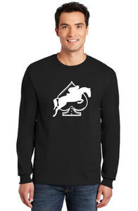 ACE Equestrian - Gildan Ultra Cotton Long Sleeve T-Shirt - Screen Printed
