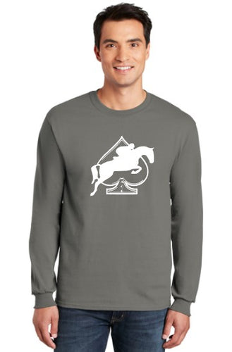 ACE Equestrian - Gildan Ultra Cotton Long Sleeve T-Shirt - Screen Printed
