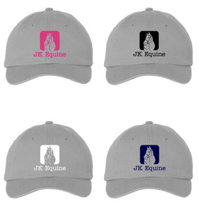 JK Equine - Classic Unstructured Baseball Cap (Small Fit & Regular)