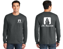 Load image into Gallery viewer, JK Equine - Gildan® - Ultra Cotton® 100% Cotton Long Sleeve T-Shirt (Adult) - Screen Printed