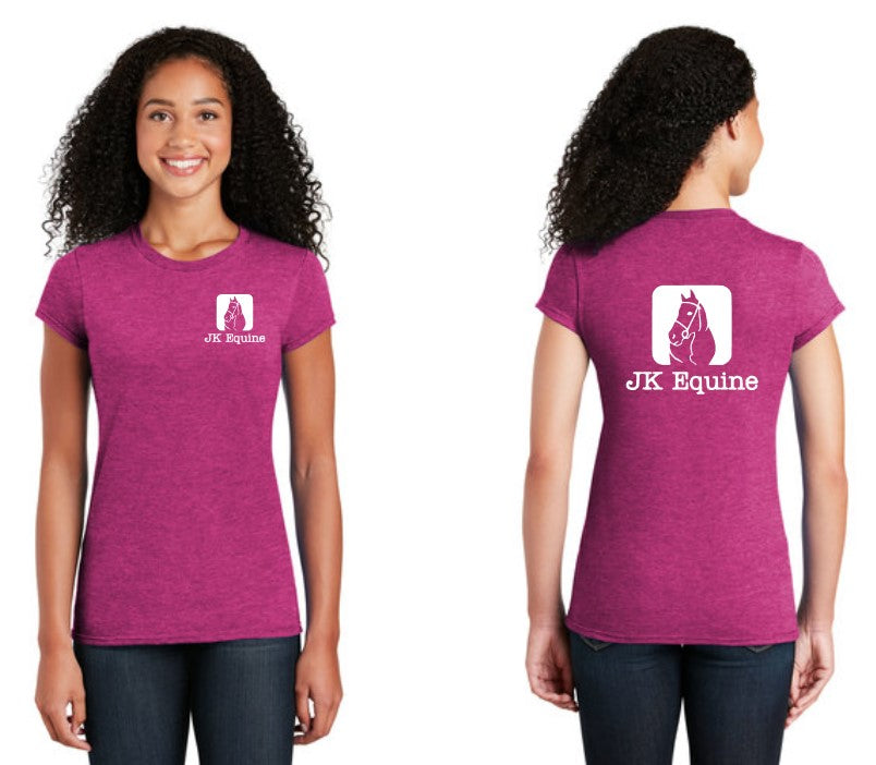 JK Equine - Gildan Softstyle® Ladies' T-Shirt - Screen Printed