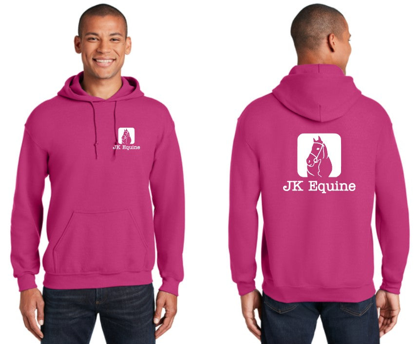JK Equine - Gildan - Heavy Blend™ Hooded Sweatshirt (Youth/Adult) - Screen Printed
