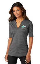 Load image into Gallery viewer, Gainey Agency - Port Authority ® Ladies Stretch Heather Open Neck Top